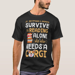 Camiseta Uma mulher não pode sobreviver lendo sozinho o cac