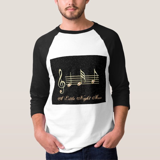 Camiseta Uma música pequena da noite (Frente)