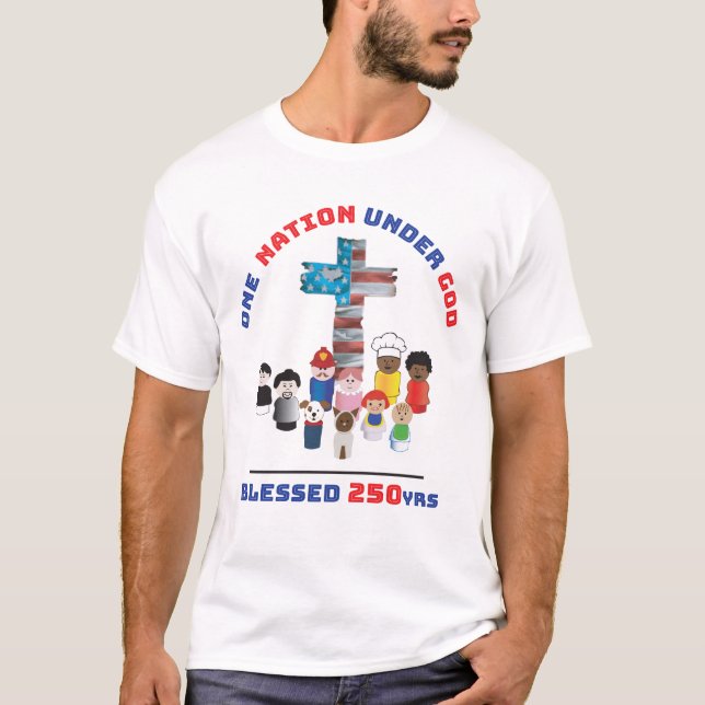 Camiseta Uma Nação Sob DEUS (Frente)