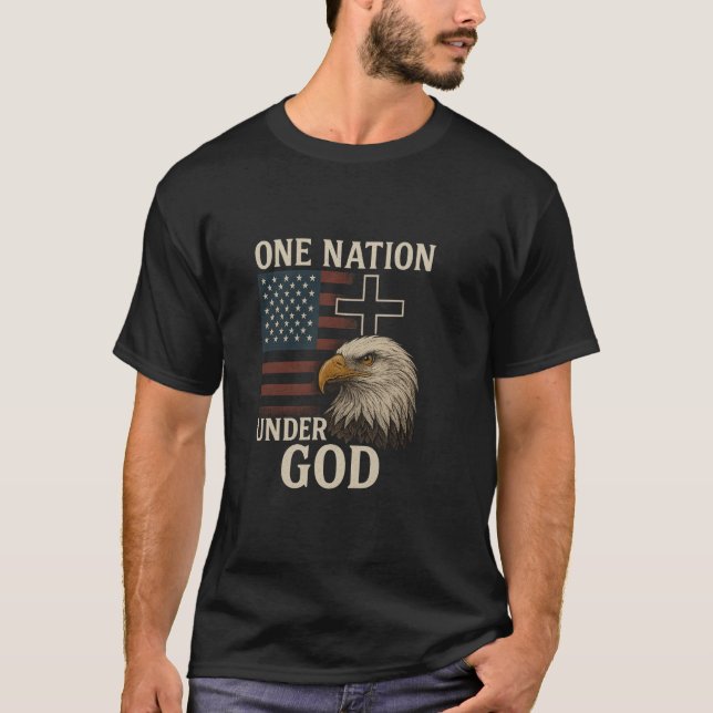 Camiseta Uma nação sob Deus (Frente)