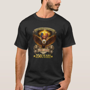 Camiseta Uma Nação Sob Deus 250 Anos Bênçãos