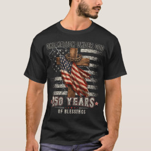 Camiseta Uma Nação Sob Deus 250 Anos De