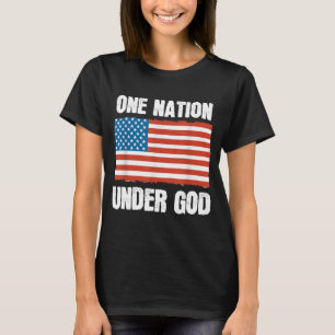 Camiseta Uma Nação Sob Deus Bandeira Americana Chris Patrió