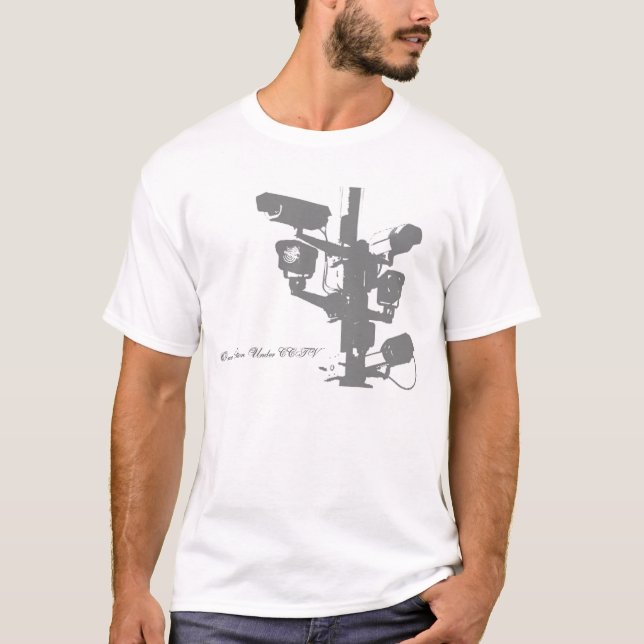 Camiseta Uma nação sob o CCTV (Frente)