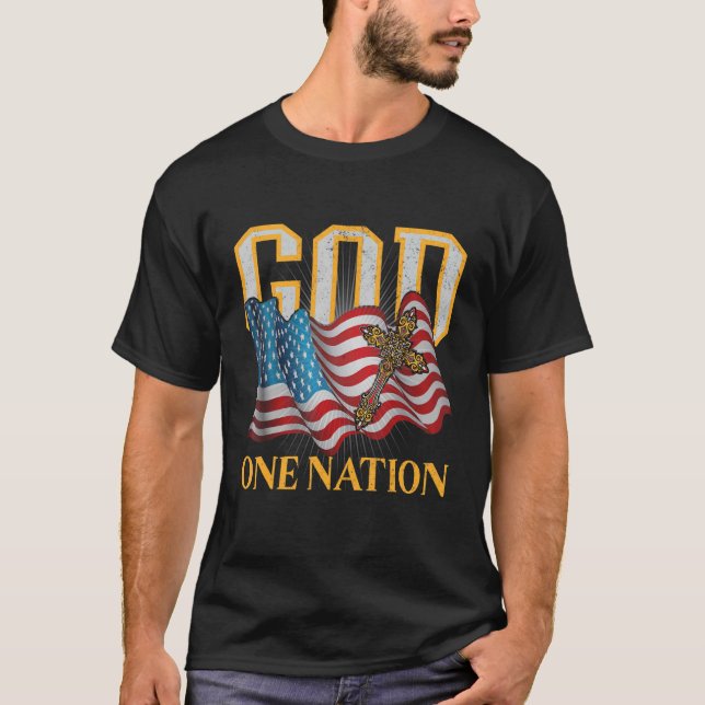 Camiseta Uma Nação Sob O Compromisso De Deus De Fidelidade  (Frente)