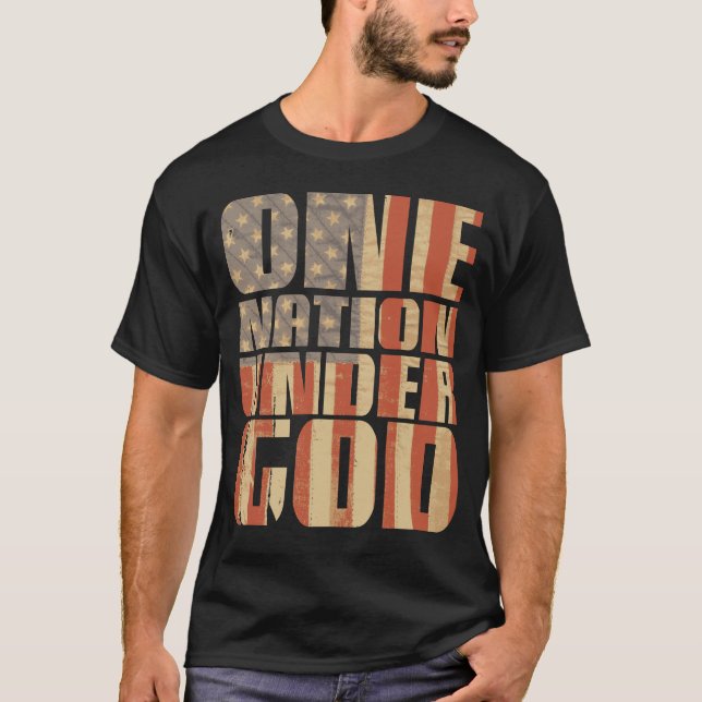 CAMISETA UMA NAÇÃO SOB O DEUS! (Frente)