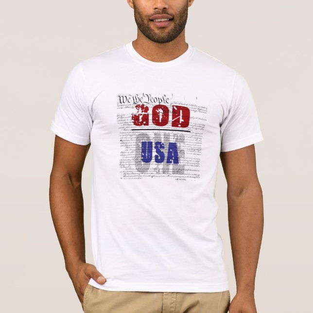 Camiseta Uma nação sob o deus (Frente)