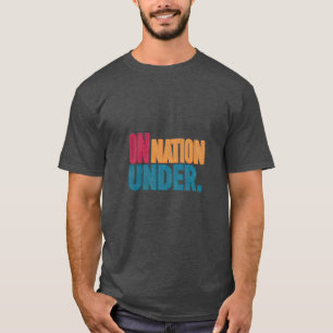 Camiseta Uma Nação, Um Pulso De Coração - Unida, Somos T-Sh
