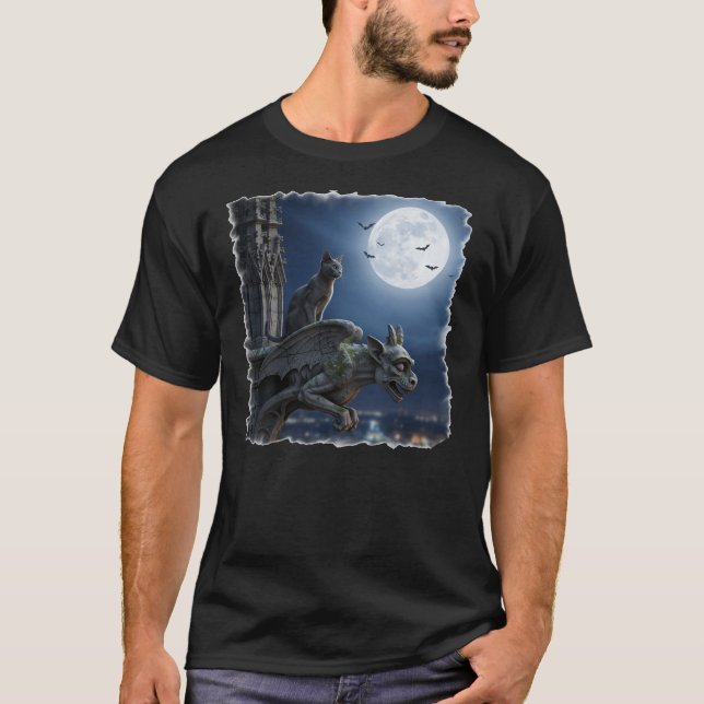 Camiseta Uma noite assustadora em Paris (Frente)