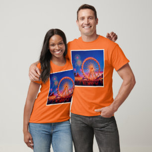 Camiseta Uma Noite de Luzes Festivas Design