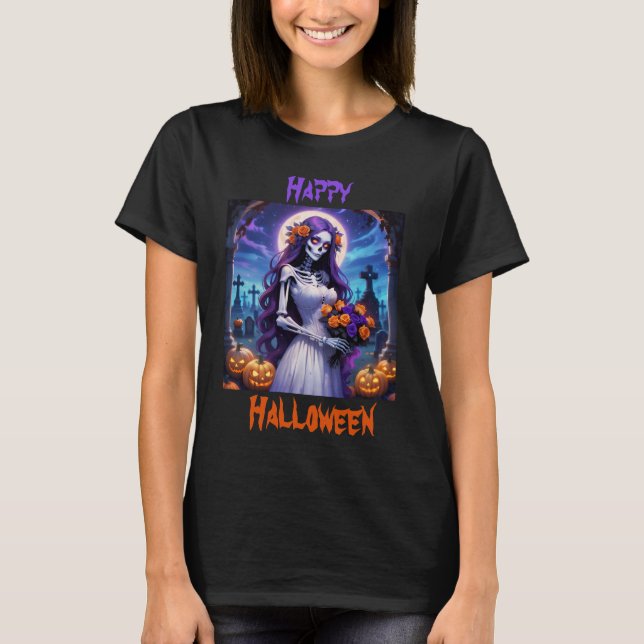 Camiseta Uma Noiva de Halloween (Frente)