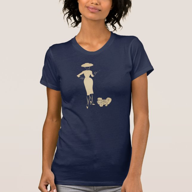 Camiseta Uma nova imagem da moda dos anos 50 (Frente)