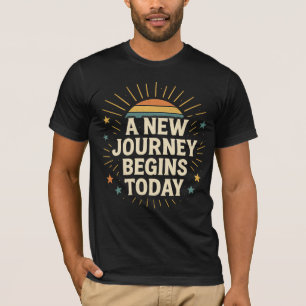 Camiseta Uma Nova Jornada Começa Hoje - Cotação Inspiracion