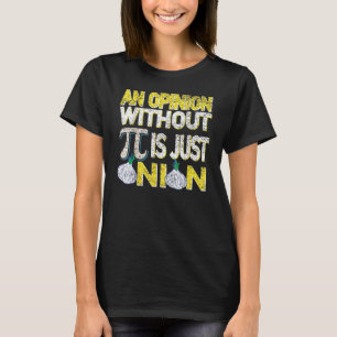 Camiseta Uma Opinião Sem Pi É Apenas Um Dia De Páscoa De Ce