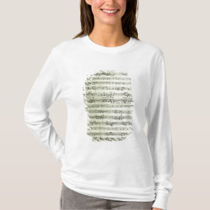 Camiseta Uma página de uma das únicas duas cópias