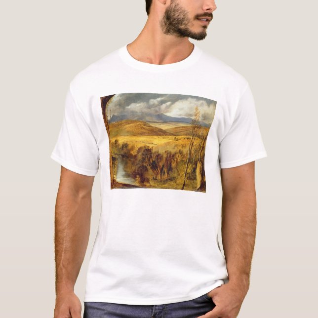 Camiseta Uma paisagem das montanhas, c.1825-35 (óleo a (Frente)