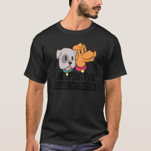 Camiseta Uma Pata Prestativa Cachorros Fofos Animais Babá d