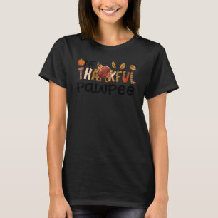 Camiseta Uma PataPee Grata Outono Dia de Ação de Graças Avô