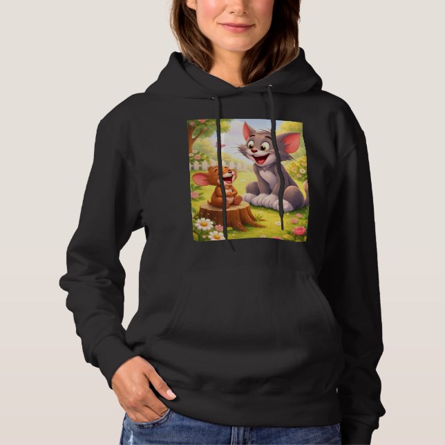 Camiseta Uma pausa alegre no jardim (Frente)