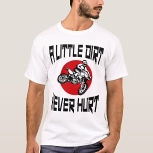 Camiseta Uma Pequena Sujeira Nunca Machuca Moto De Corrida 