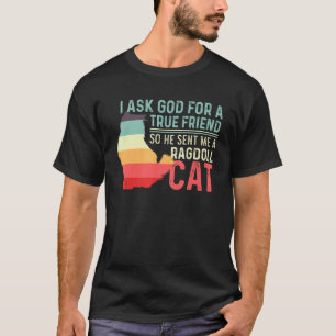 Camiseta Uma Pessoa Amigável ao Gato Ragdoll