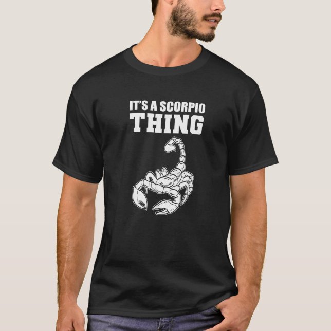 Camiseta Uma Pessoa Escorpião (Frente)