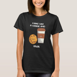 Camiseta Uma Piada Coreana Cuta Faz Como Um Biscoito E K