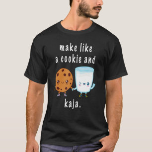 Camiseta Uma Piada Coreana Cuta Faz Como Um Biscoito E K