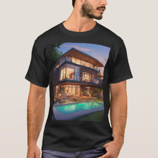Camiseta uma pintura digital espantosa de um luxuoso (bangl