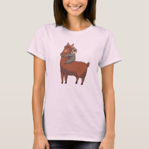 Camiseta Uma preguiça a andar de lama