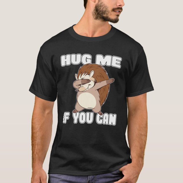 Camiseta Uma preguiça faz mais trabalho do que meu Pancrein (Frente)