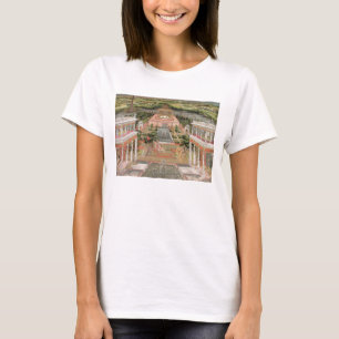Camiseta Uma princesa de Mughal em seu jardim (gouache no