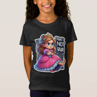 Camiseta Uma princesa jovem e inchada