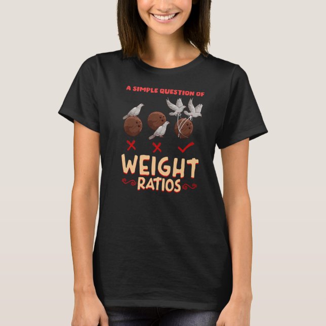 Camiseta Uma Questão Simples De Matemática De Rácios De Pes (Frente)