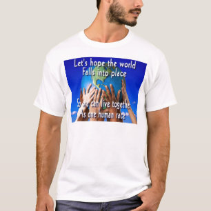 Camiseta Uma raça humana