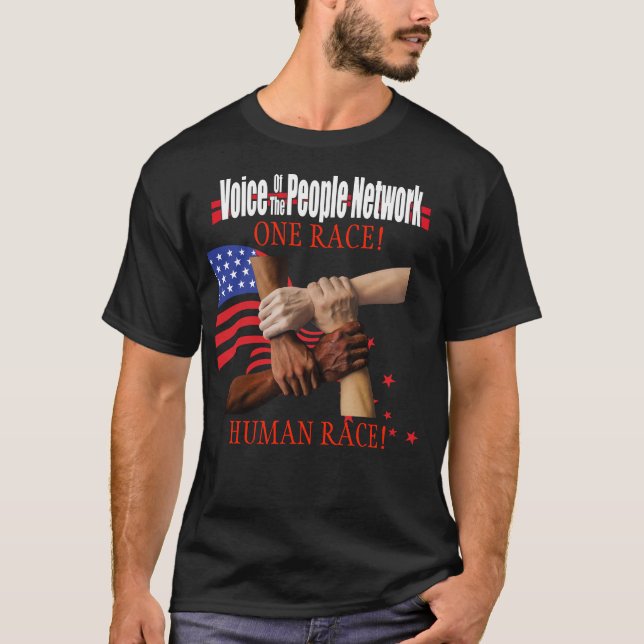 CAMISETA UMA RAÇA HUMANA VPN DA RAÇA (Frente)