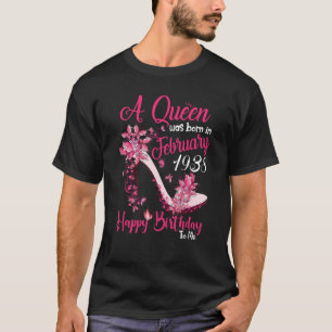 Camiseta Uma Rainha Foi Nascer Em Fevereiro De 1938