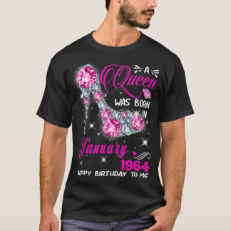 Camiseta Uma Rainha Foi Nascer Em Janeiro De 1964, 58º Bi, 