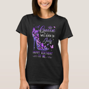 Camiseta Uma Rainha Foi Nascer Em Julho, Aniversário Mulher