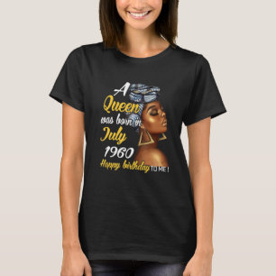 Camiseta Uma Rainha Foi Nascer Em Julho De 1960 61rua Anive