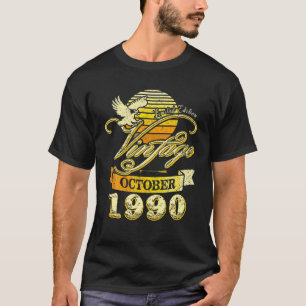 Camiseta Uma Rainha Foi Nascer Em Outubro De 1990 aniversár