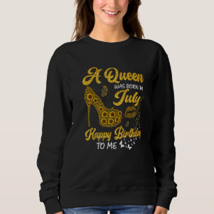 Camiseta Uma Rainha Foi Nascer No Aniversário De Julho, Alt