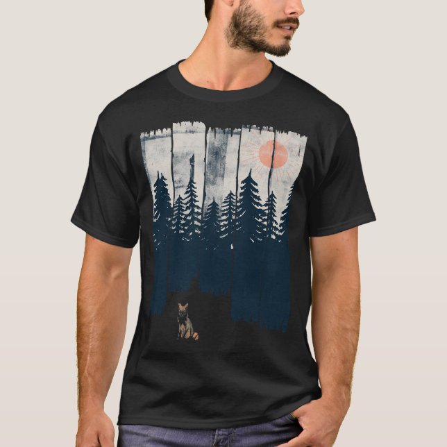 Camiseta Uma Raposa Na Natureza... (Frente)