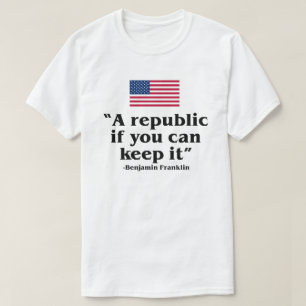 CAMISETA UMA REPÚBLICA SE VOCÊ PODE MANTER A CONSTITUIÇÃO D