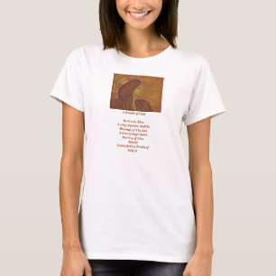 Camiseta Uma respiração do ouro