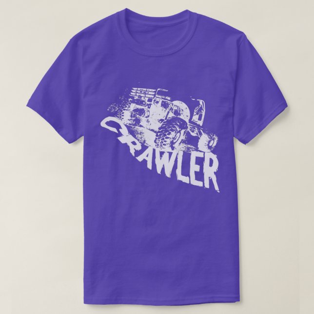 Camiseta Uma rocha rc rastejando para fora do design (Frente do Design)