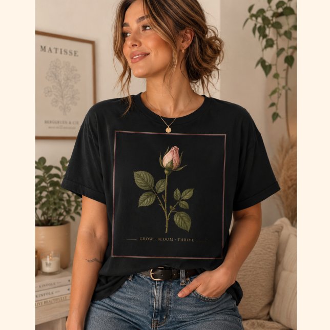 Camiseta Uma Rosa Por Qualquer Outro Nome (Criador carregado)