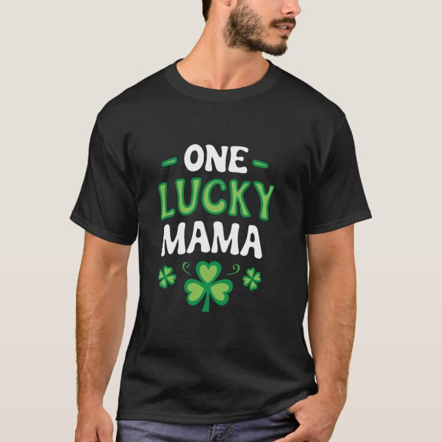 Camiseta Uma Rua da mamãe Feliz Dia de Patrick Mãe Mulheres (Frente)