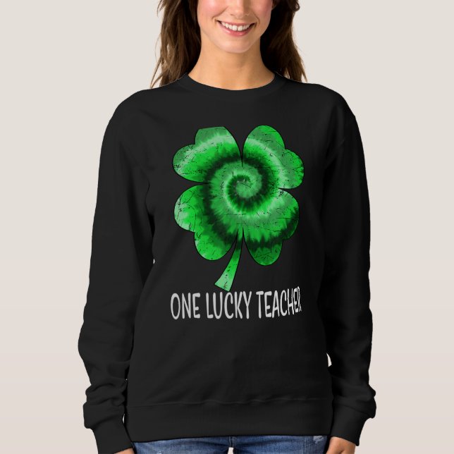 Camiseta Uma Rua de Professores Sortudos Patricku2019s Dia  (Frente)