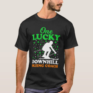 Camiseta Uma Rua de treinador de Descida com sorte. Dia de